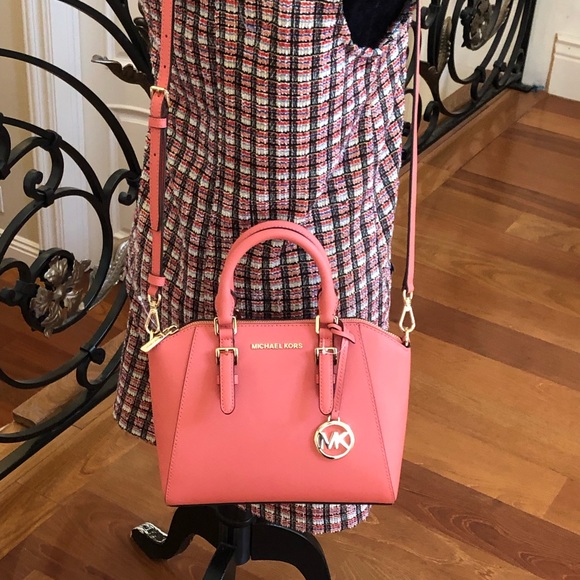 NWT Michael Kors saffianoleather md Ciara handbag - Picture 6 of 8